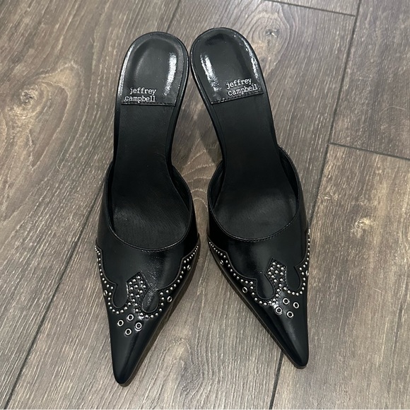 Jeffrey Campbell Bite- Me Heel Black Size 8 - Picture 5 of 8